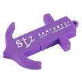 Purple Anchor Shape USB Flash Drive with Keychain (EP017)